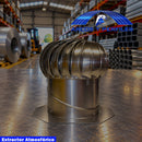 Extractor Atmosférico Eólico Industrial para Arcotecho y Naves